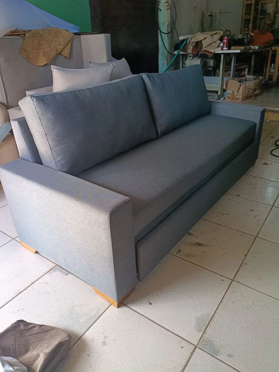 Sofa cama várias cores e médias só por encomenda  - Foto 4