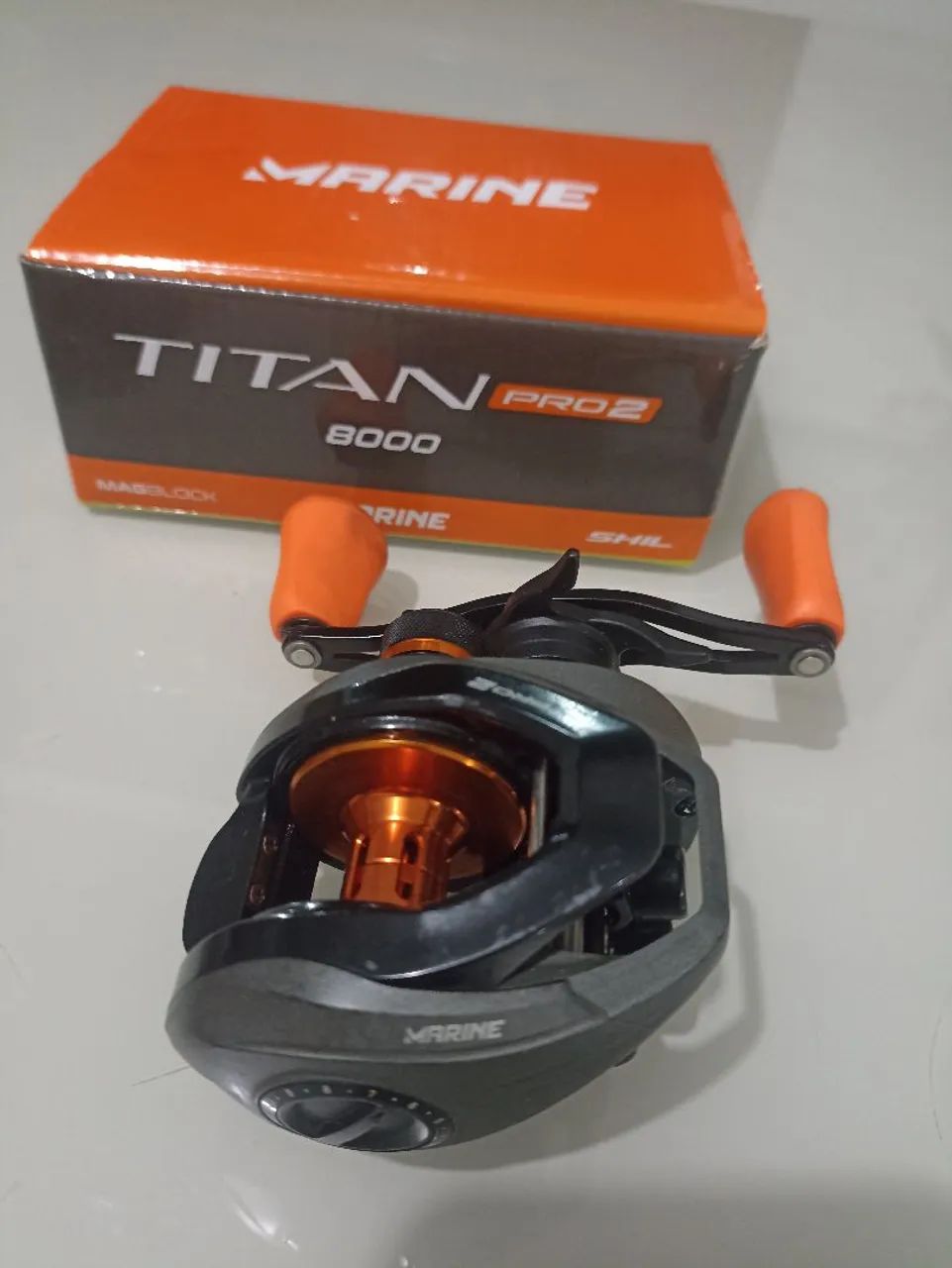 Carretilha marine Sport Titan Pro2 8000 - Foto 6