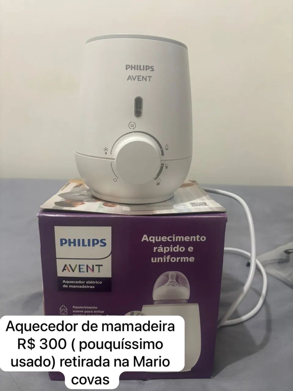 Aquecedor de mamadeira Philips 