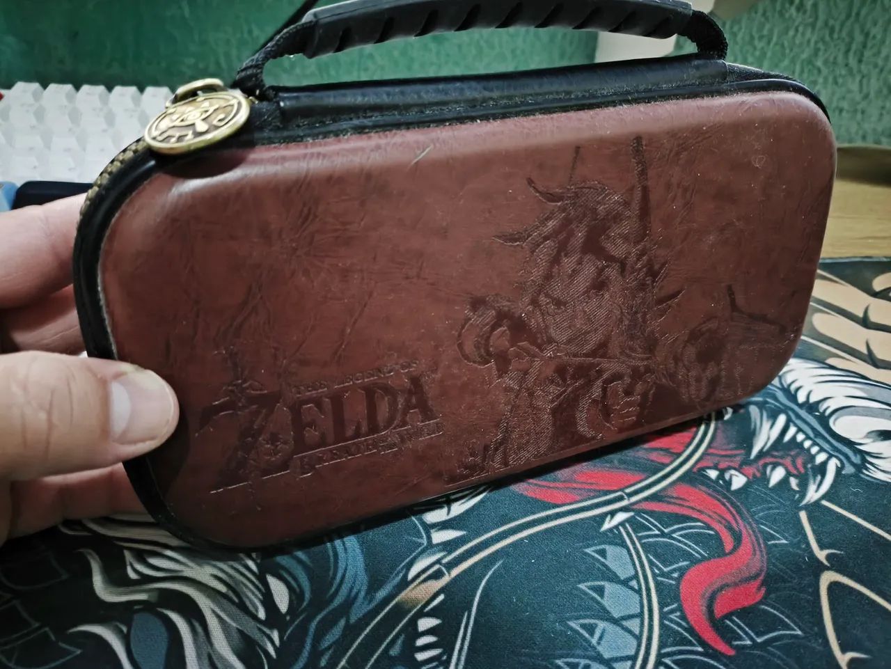 Case Zelda Nintendo switch lite em couro  - Foto 3