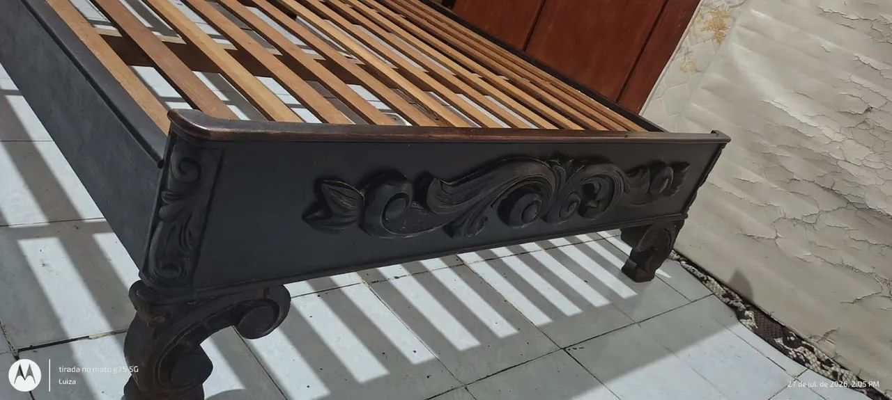 Cama de madeira maciça  - Foto 5