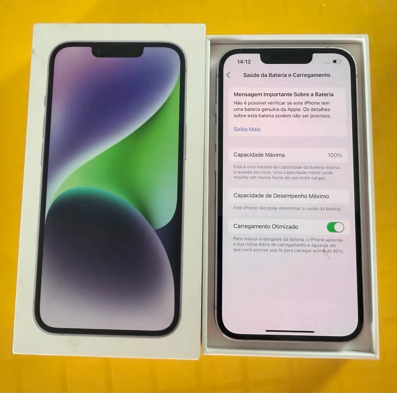 IPhone 14 Preto 128Gigas Saude de Bateria 97% R$ 3.450,00 Semi