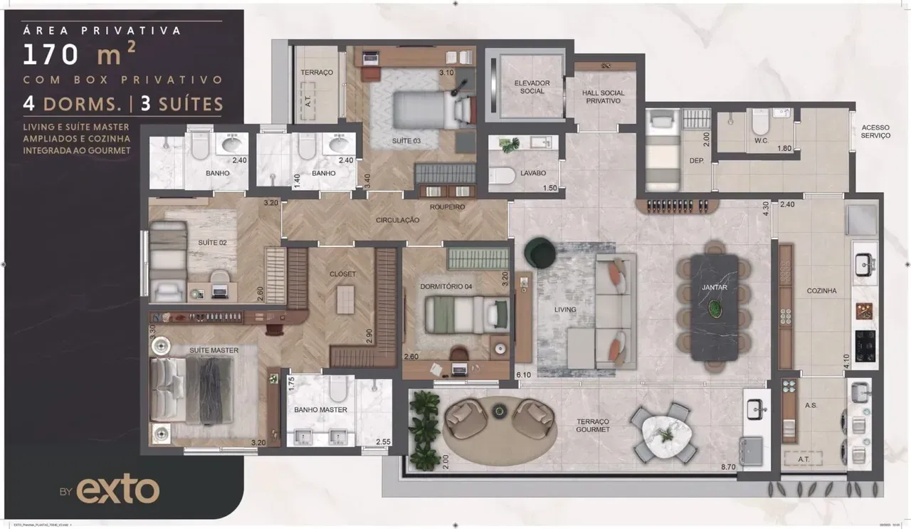 PLANTA 170m²
