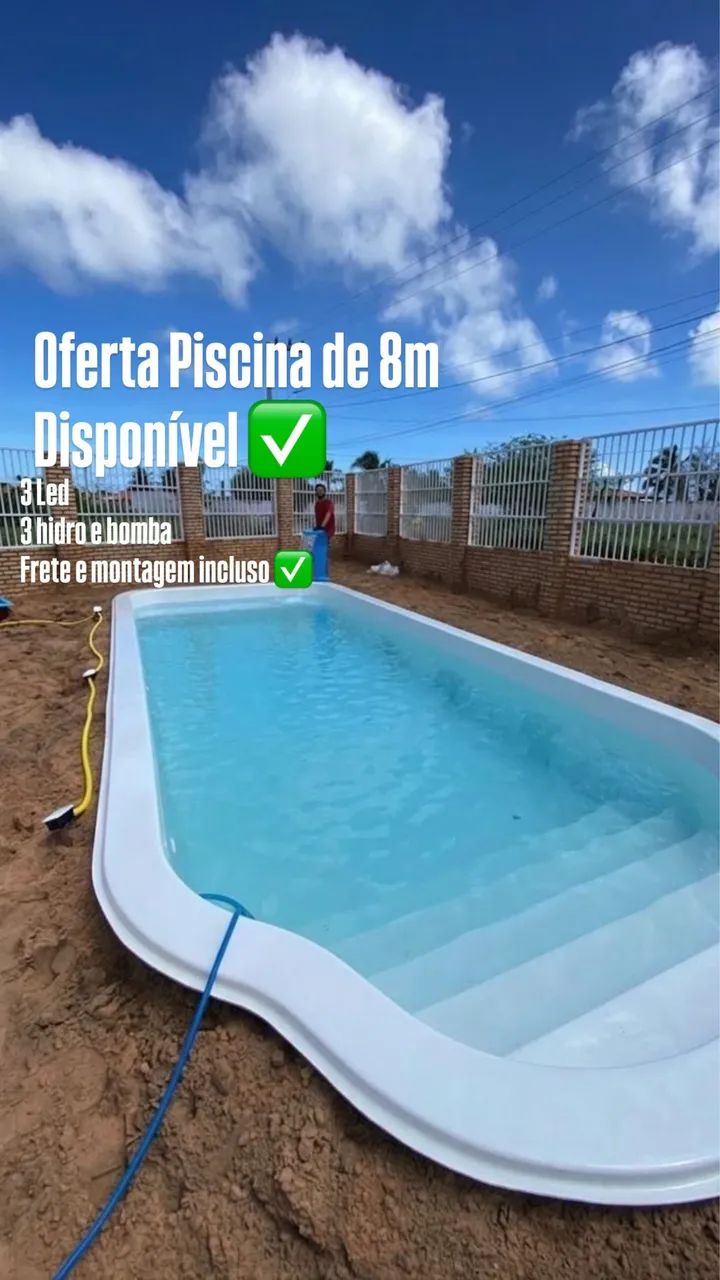 Piscina de 8M oferta 