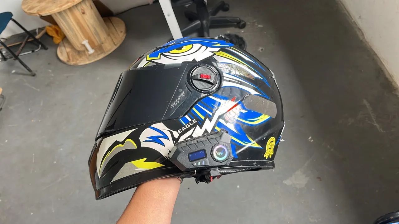 Capacete FW3 Eagle Fechado - Foto 3