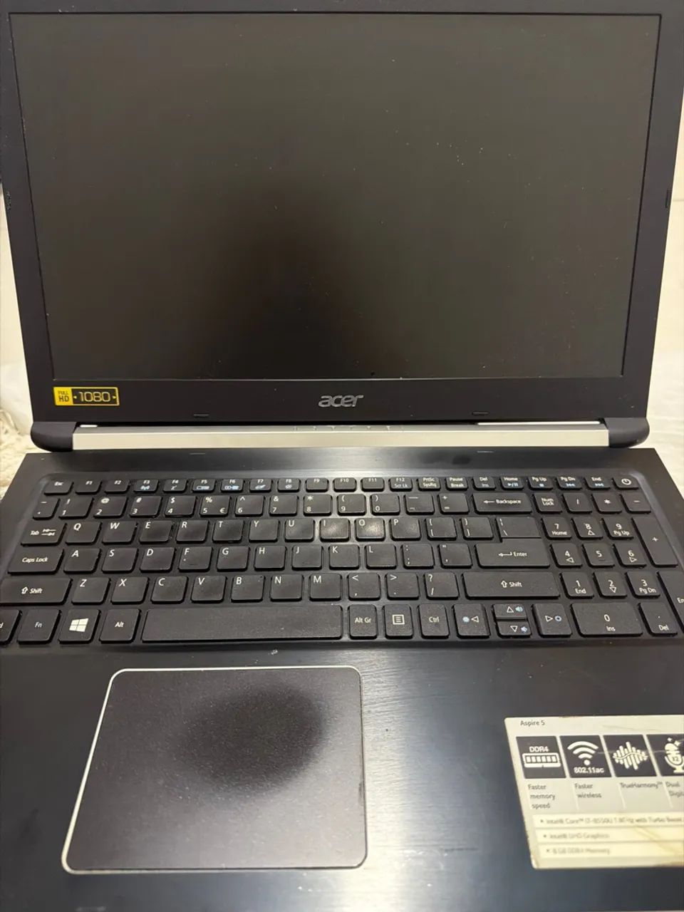 Notebook Acer i7 Aspire 5 