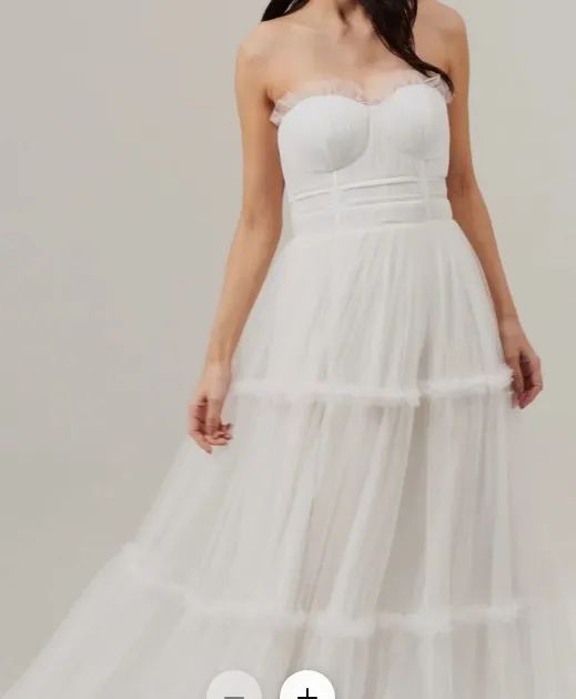 Vestido de noiva branco tule  - Foto 5