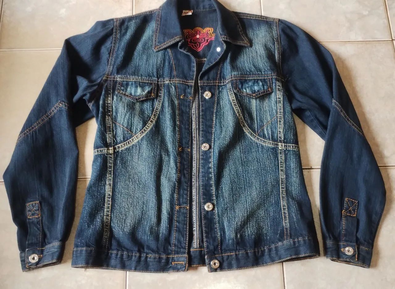 Jaqueta jeans feminina 