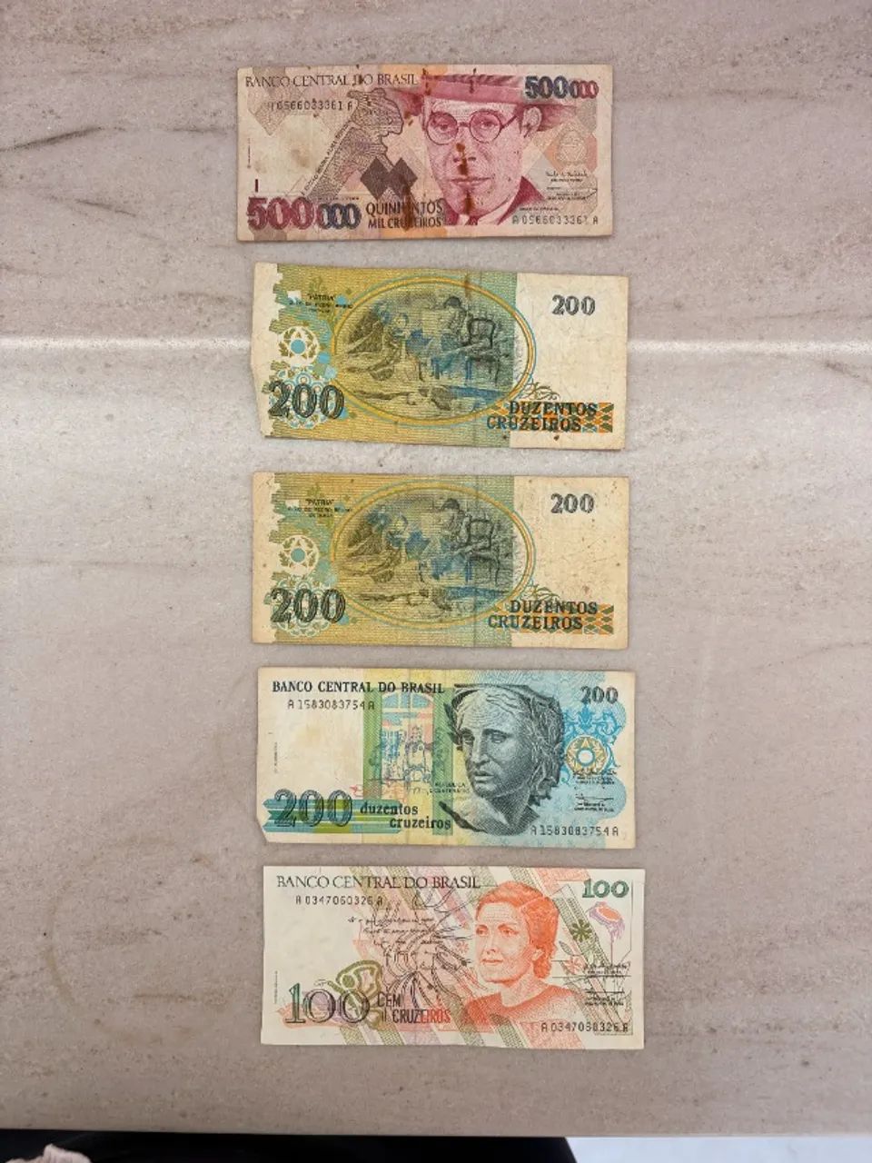 Lote de cédulas antigas brasileiras - Foto 3