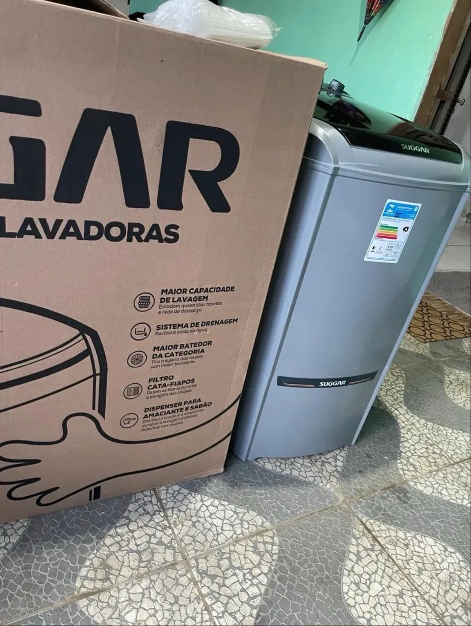 Tanquinho marca suggar, 220v (20,1kg) novo - Foto 5