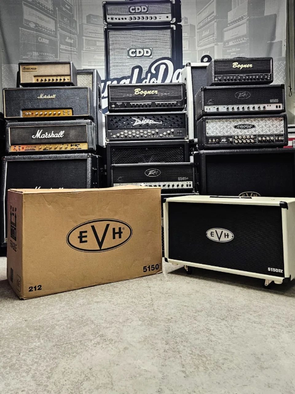 Caixa Evh 5150 Iii 60w 2x12 Ivory G12h 30w Anniversary