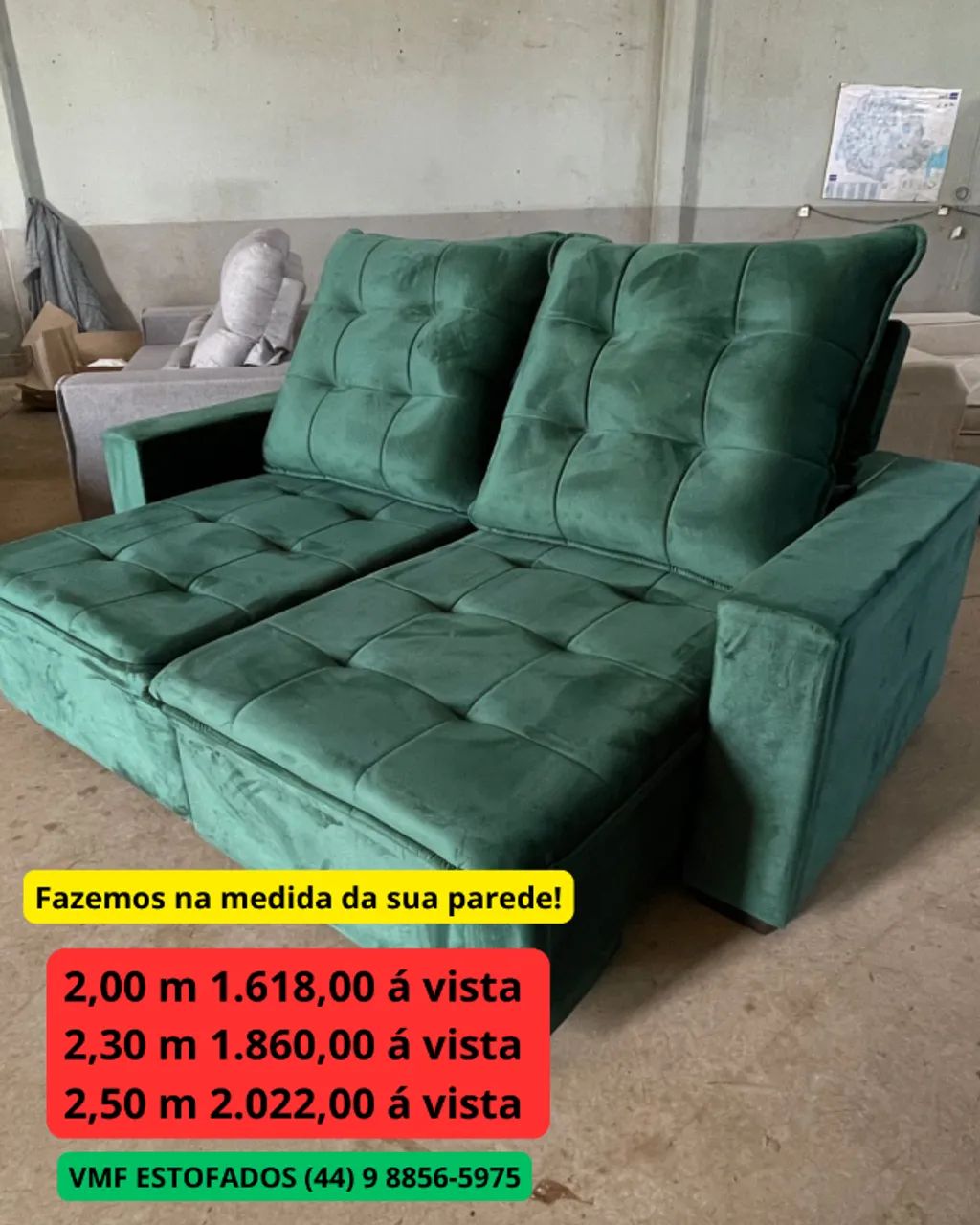 Sofás direto da fábrica 1 ano de garantia linha alta - Foto 2