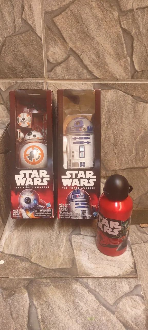 Par de bonecos Star Wars, despertar da força 2015