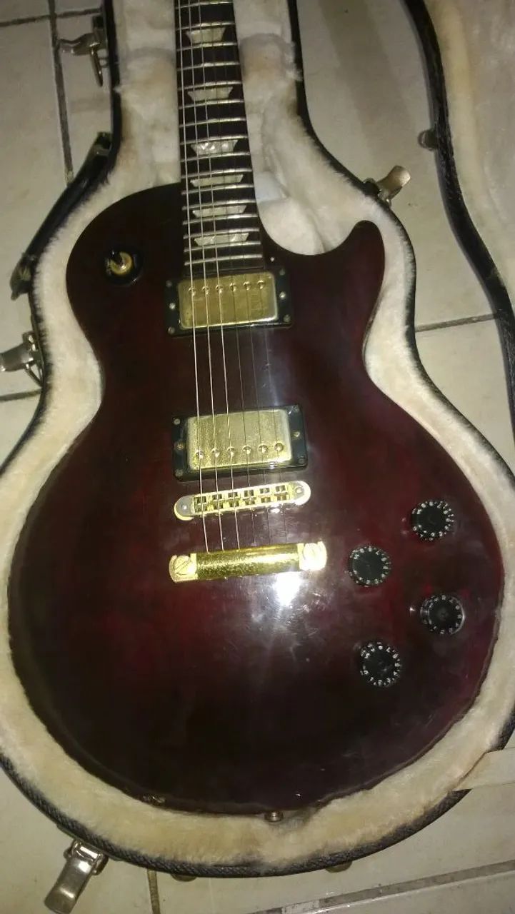 Gibson Les Paul Studio Deluxe Wine Red 1995 - Foto 3