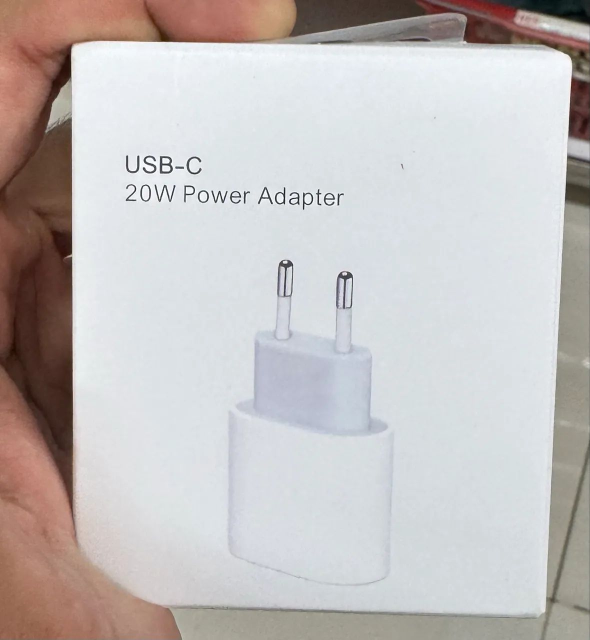 Fonte turbo 20w iphone- primeira linha 