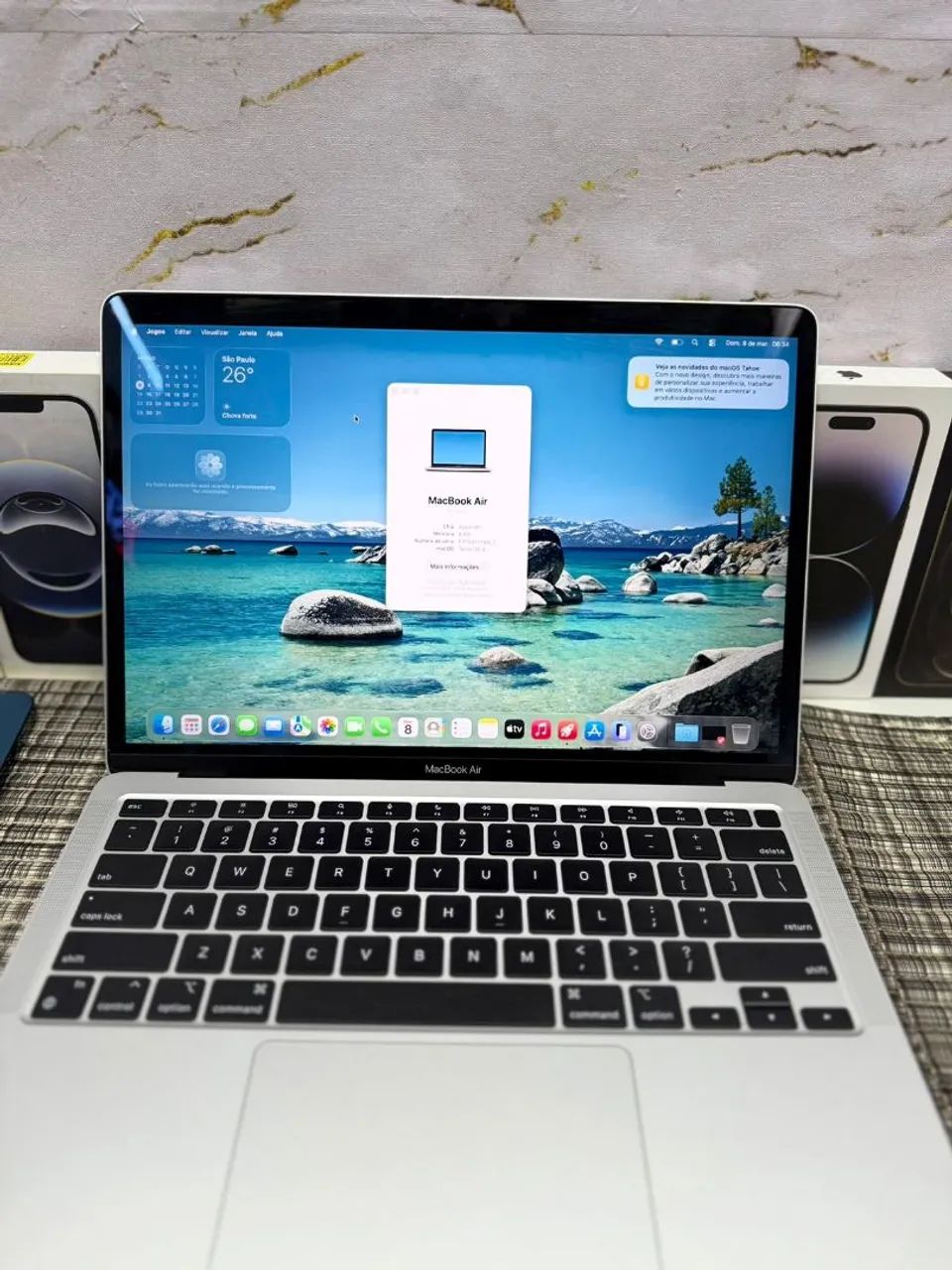 MACBOOK AIR M1 256GB<br>R$ 3.499,00 - Foto 3