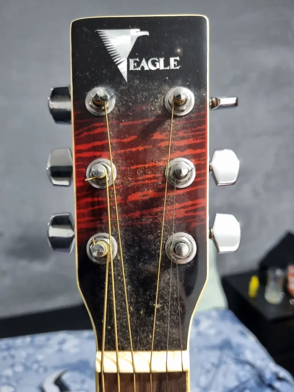 Violão eletroacustico Eagle modelo Gl36 Sb + Capa - Foto 5