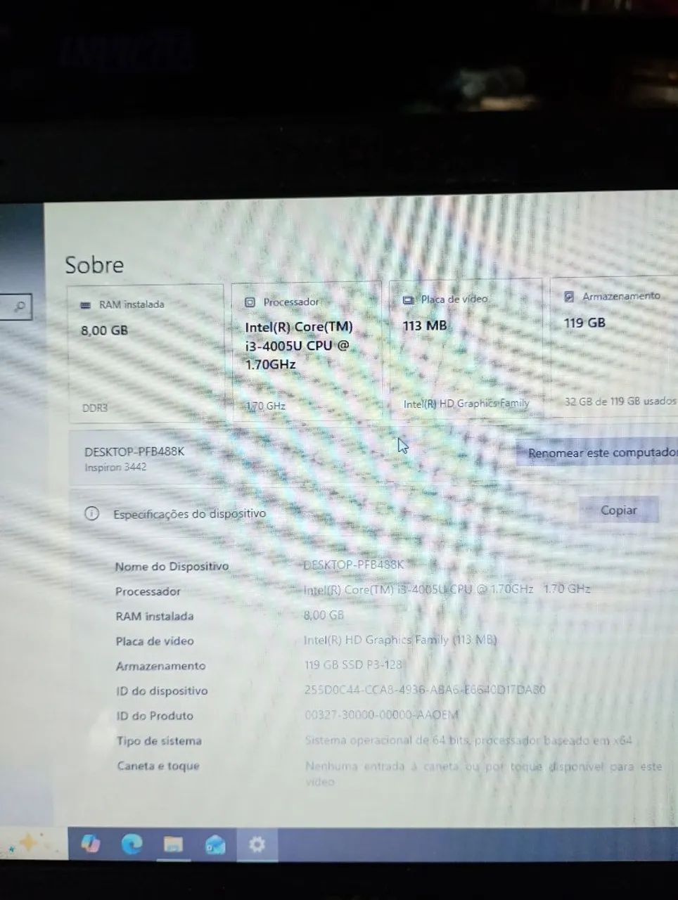 DELL Inspiron, i3 4005U, 8GB RAM, SSD 120GB - Foto 2