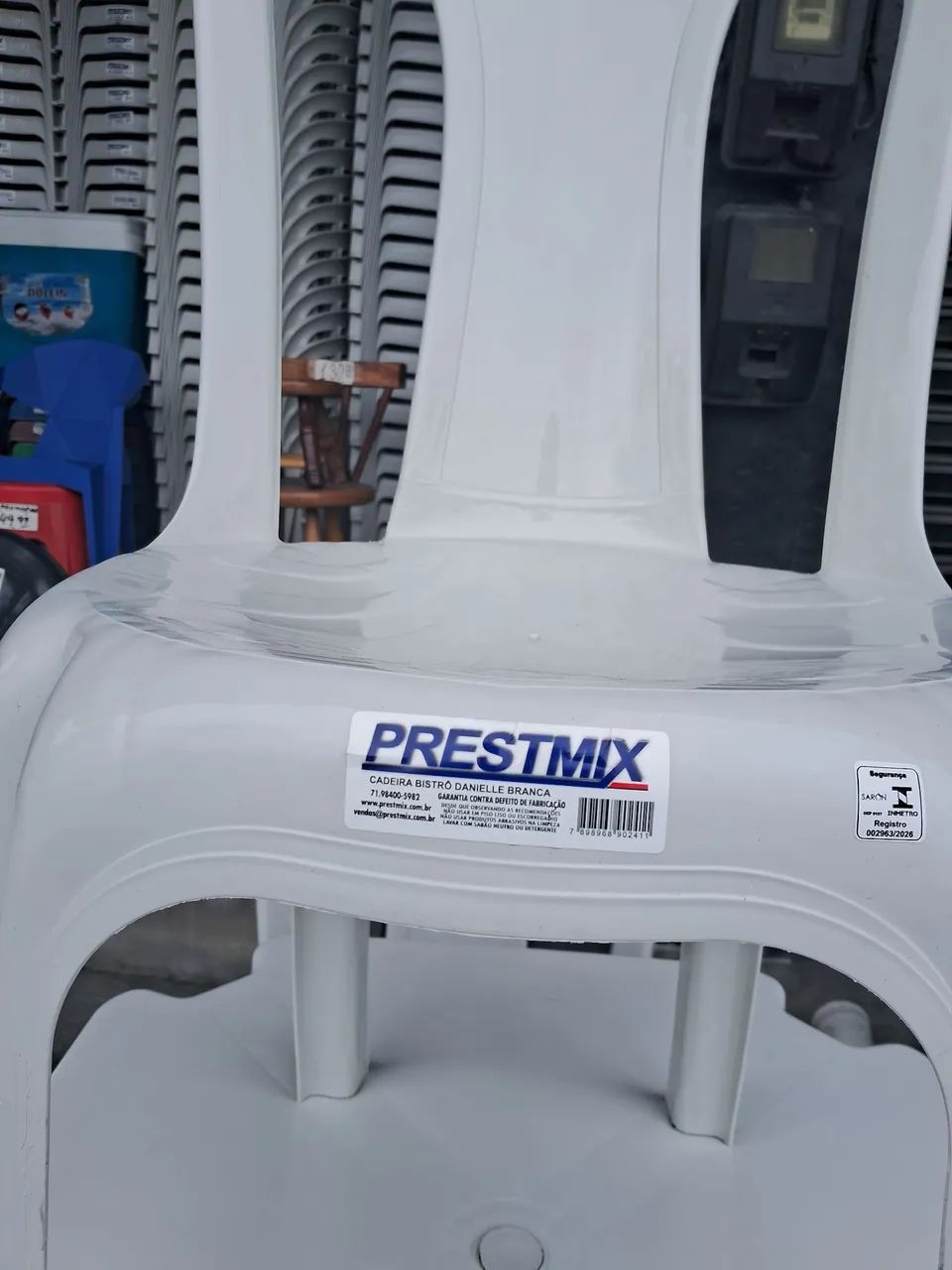 Jogos de mesas e cadeiras de plástico prestmix  - Foto 3