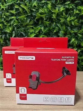 Suporte Celular Flexível uso para-brisa  veicular Tomate - Foto 2