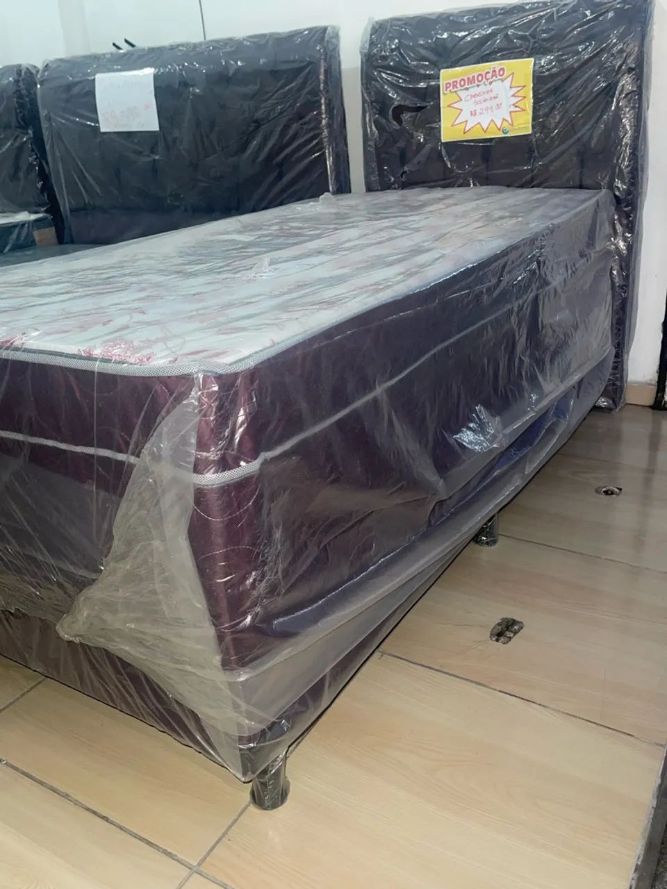 cama box solteirão 88x188 - Foto 3