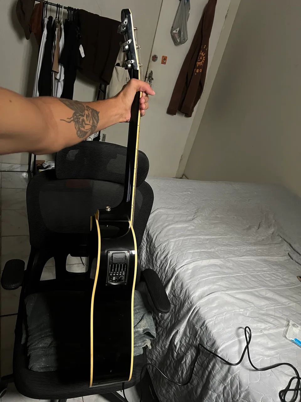Violão Eletroacústico Aço Strinberg Modelo AF-65CBK - Foto 2