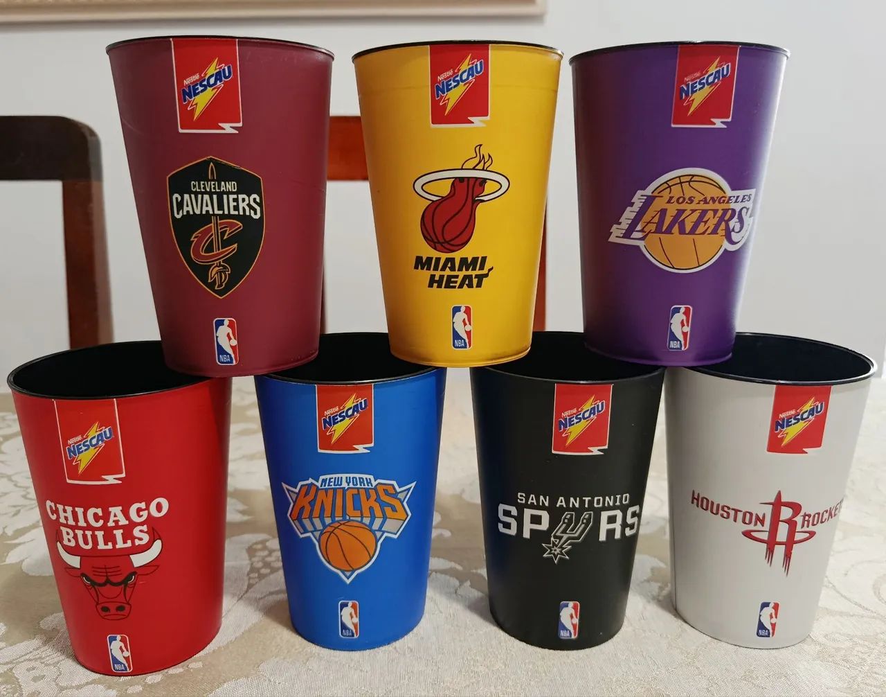 Coleção Copos Nescau NBA