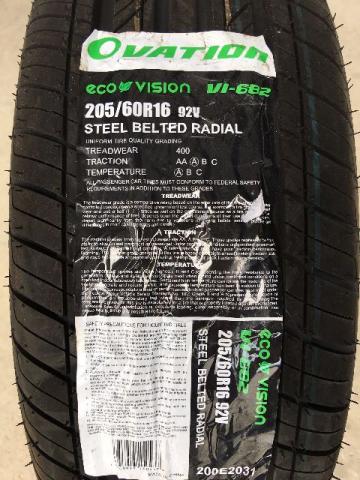 Pneu 205/60 R16 Ovation - Foto 2