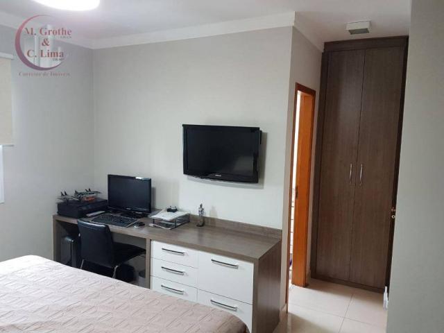 Apto no Coração do Jardim Aquárius 111m² 3 dormitórios sendo 1 suíte todo planejado c/ chu - Foto 16