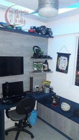 Oportunidade apartamento mobiliado de 122 m² e 4 dormitórios no splendor garden jardim das - Foto 17