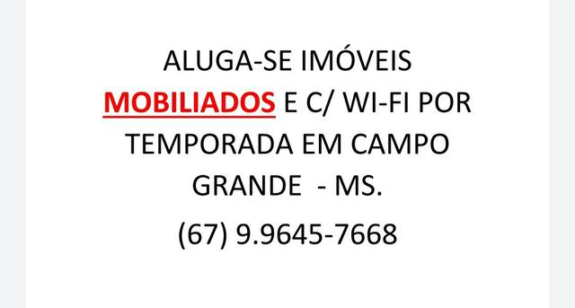 Excelente custo benefício! Aluga-se casas mobiliadas em Campo Grande - MS
