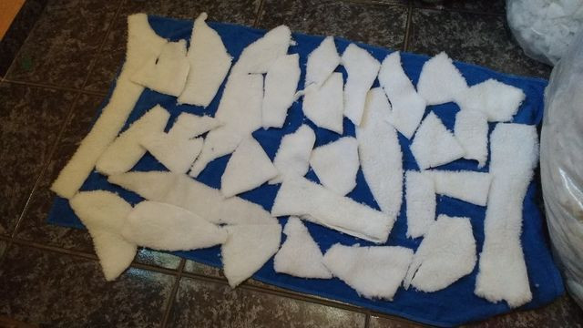 Tecido de pelucinhas cortes pequenos - Foto 5