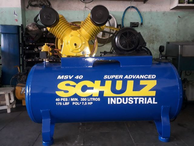 Compressor SCHULZ 40pés/350/Trifásico/usado - Foto 4
