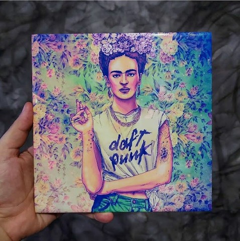 Cerâmica Personalizada 20x20 com suporte. - Foto 3