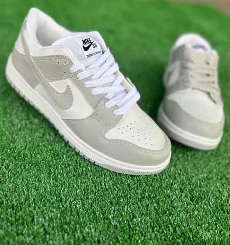 Tenis NIke SB Dunk Low Cinza 