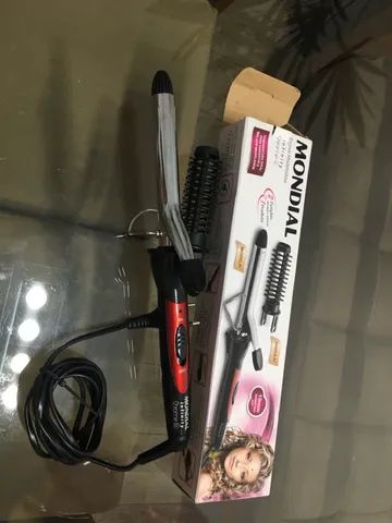 Modelador de cachos Mondial  Infinity Chrome Em06 19mm Bivolt