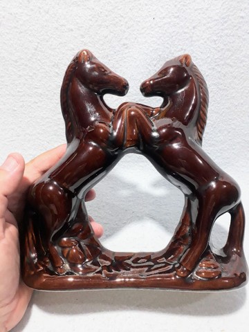 Antiga estatueta de cerâmica vitrificada  - Foto 2