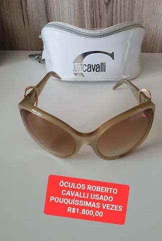 Maravilhoso óculos Roberto Cavalli em acetato 