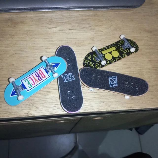 5 Skate Dedo Profissional Shape Com Lixa Para Rampa Pista