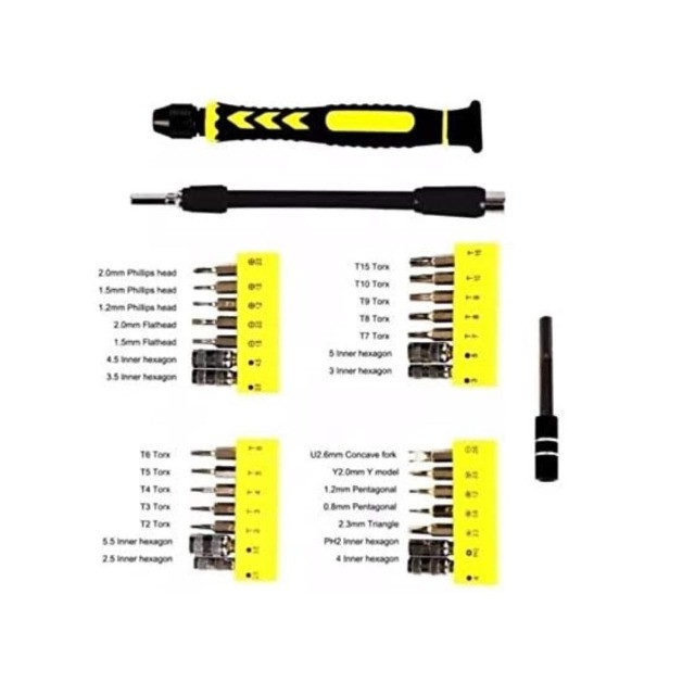 Kit Ferramentas com 36 Chaves e Estojo Para Celular, Tablet, Notebook e Video Games - Foto 3