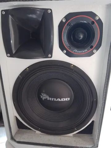 Caixa Trio Residencial PREMIUM PLUG AND PLAY Subwoofer Tormento