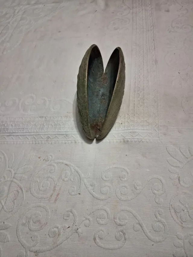 Porta guardanapo em formato de concha .antiguidade 