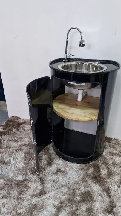 Pia / lavatório de tambor personalizado  - Foto 3