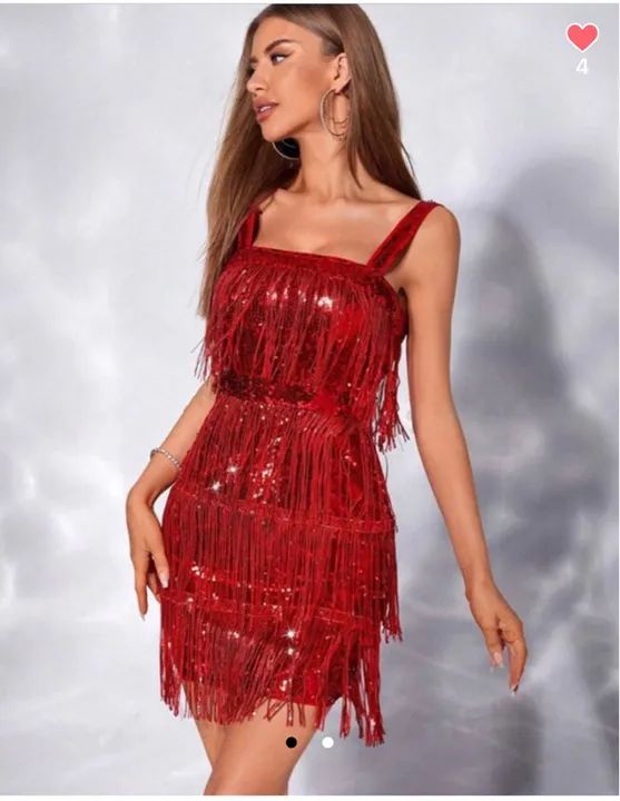 Vestido franja