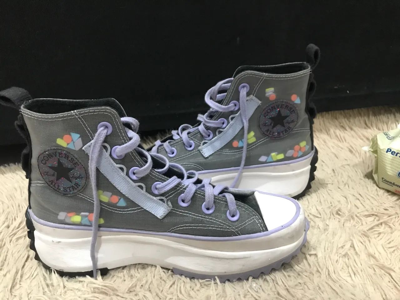 Converse All Star High Platform Run Star Hike Carnaval - Foto 2