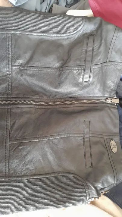 Mini saia em couro legítimo - Jhon Jhon - Foto 4