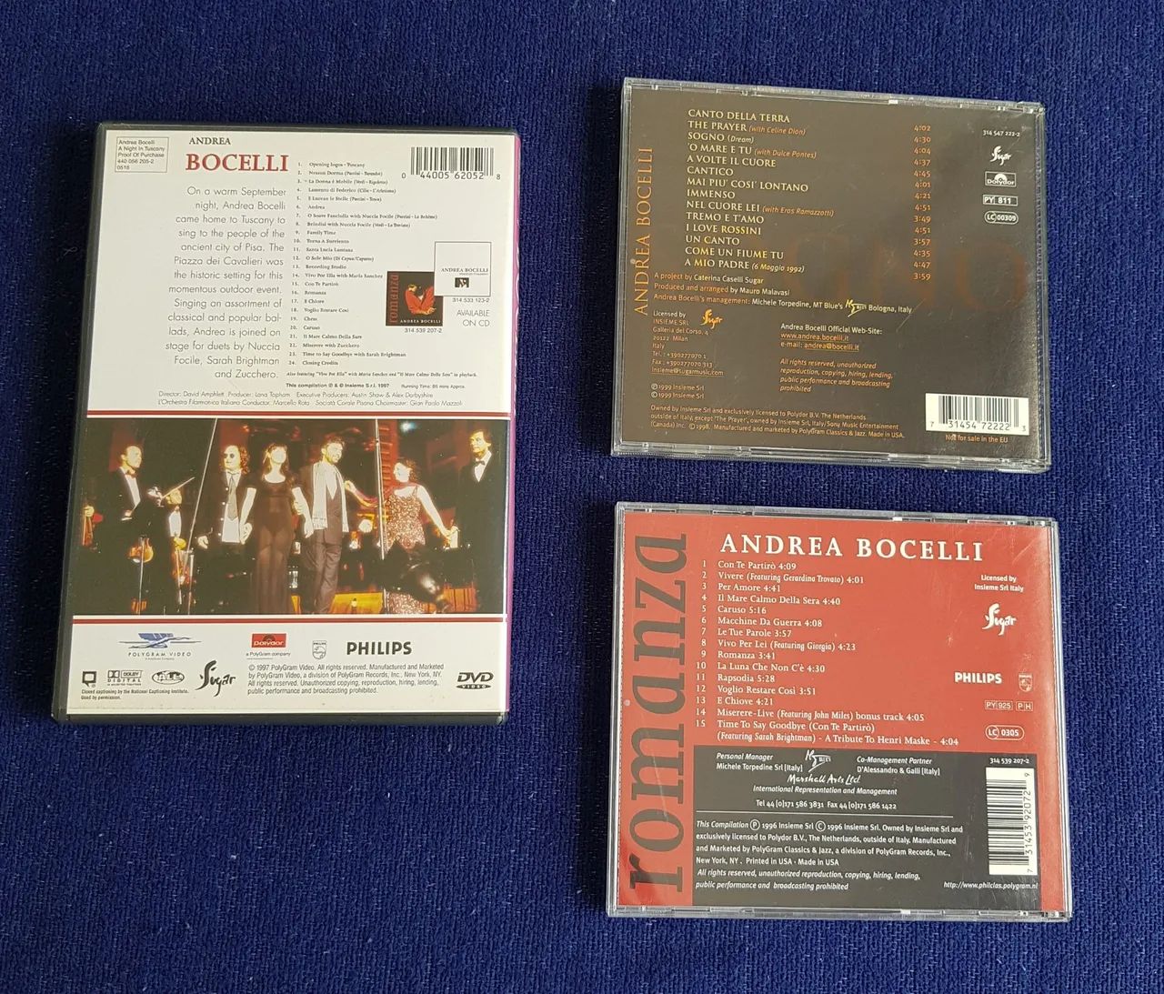 Andrea Bocelli - 2 CDs + 1 DVD - Foto 4
