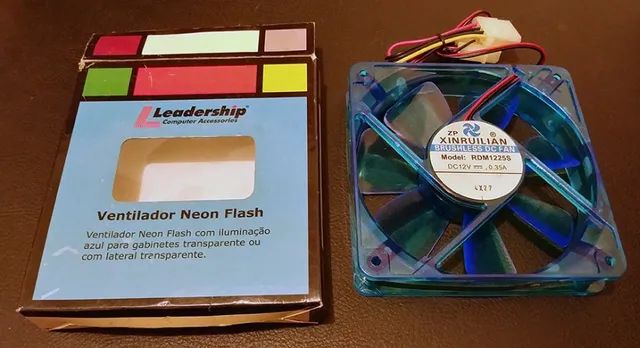 [ Só Venda ] Cooler Baia De Gabinete com Controle de Velocidade + Fan Led 120mm - Foto 5