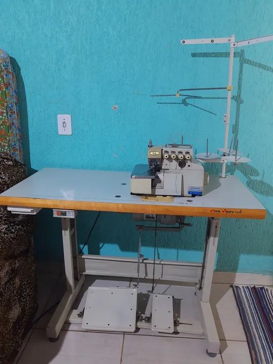 Máquina de costura industrial ponto cadeia 