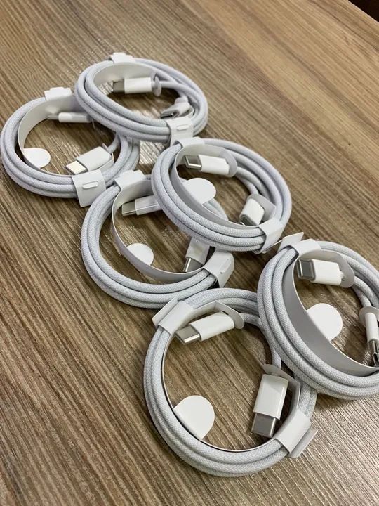Cabo USB-CC original para iPhone 15, 15 Pro e 15 Pro max 
